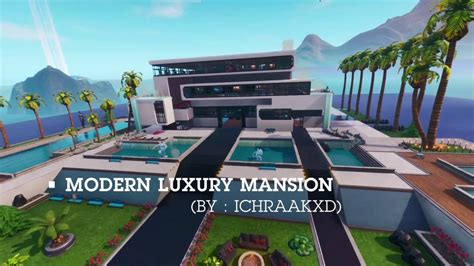 That works for all gamers. Modern luxury mansion ichraakxd - Fortnite Creative Map Code