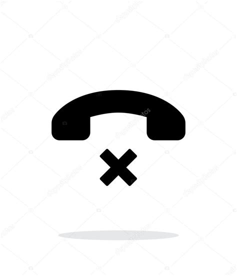 Decline Call Simple Icon On White Background — Stock Vector © Tkacchuk