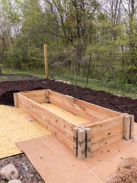 Easy Raised Garden Bed Diy Without Tools Grace In My Space