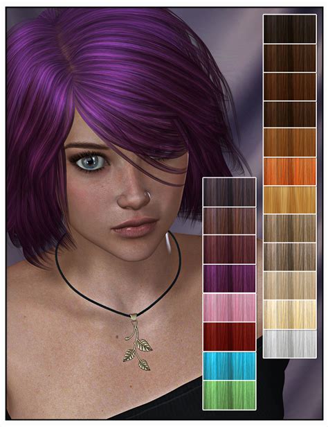 toby hair colors for genesis 2 female s daz 3d