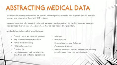 Scanning Abstracting And Adding Medical Records To An Ehr
