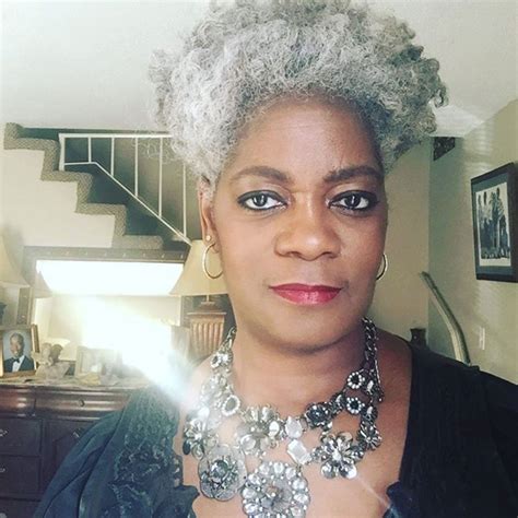 Afro Hairstyles For Women With Grey Hair Beautiful Black Woman With Gray Hair Essence