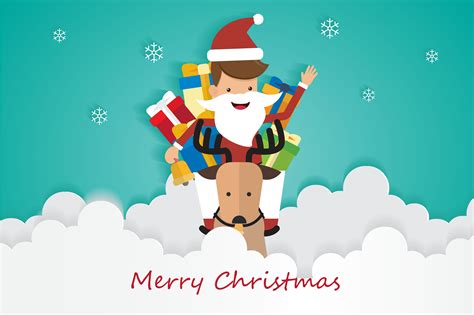 Merry Christmas Santa Claus Decorative Illustrations ~ Creative Market