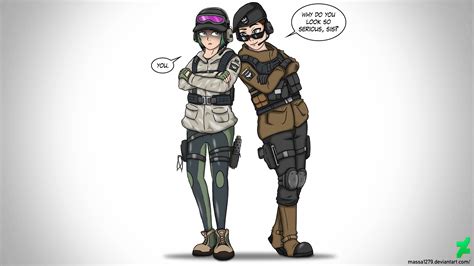 Rainbow Six Siege Ela And Zofia Sister Rivalry By Massa1279