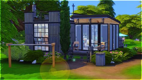 Simmers for a long while. Industrial Tiny Home | The Sims 4 Speed Build - YouTube
