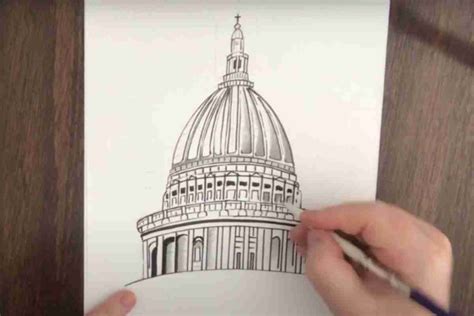 How To Draw St Pauls Cathedral Improve Drawing