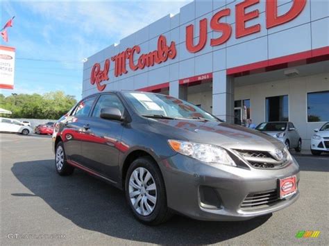 2012 Magnetic Gray Metallic Toyota Corolla Le 86980587