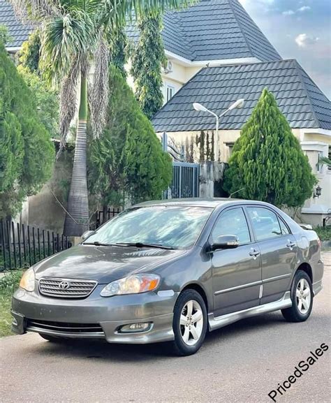 Price Of Tokunbo Toyota Corolla Cars For Sale In Nigeria 2024