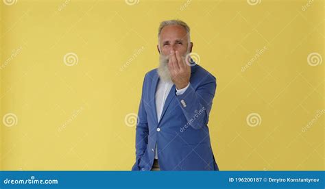 Senior Businessman Blowing A Kiss Stock Video Video Of Hair