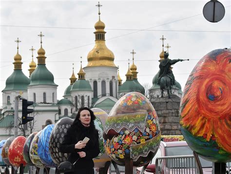 Decorated Eggs At Easter Festival In Ukraine Cgtn