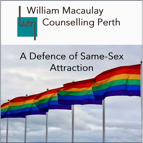 Same Sex Attraction William Macaulay Counselling Perth