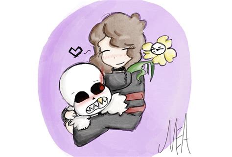 underfell frisk and sans 🖤 r undertale