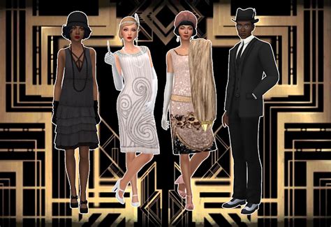 Decades Lookbook 1920s Part 2 Sims 4 Mods Clothes 1920s Day Dress