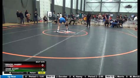 Junior 182 Denzel Mabry California Vs Zane Scott Washington Youtube