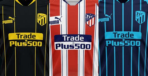 This kit has a very classic look to it and it's nice to have the full collar back for the first time in a while, says midfielder saúl ñiguez. Puma Atlético Madrid 20-21 Home, Away & Third Kit Concepts ...