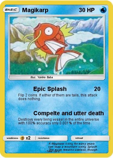Pokémon Magikarp 1835 1835 Epic Splash My Pokemon Card