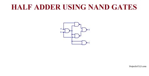 Introduction To Half Adder Projectiot123 Technology Information