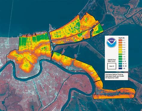 Hurricane katrina was a large category 5 atlantic hurricane that caused over 1,800 deaths and $125 billion in damage in late august 2005, particularly in the city of new orleans and the surrounding areas. 6 stunning maps uncover hidden details of the Earth and moon | New Scientist