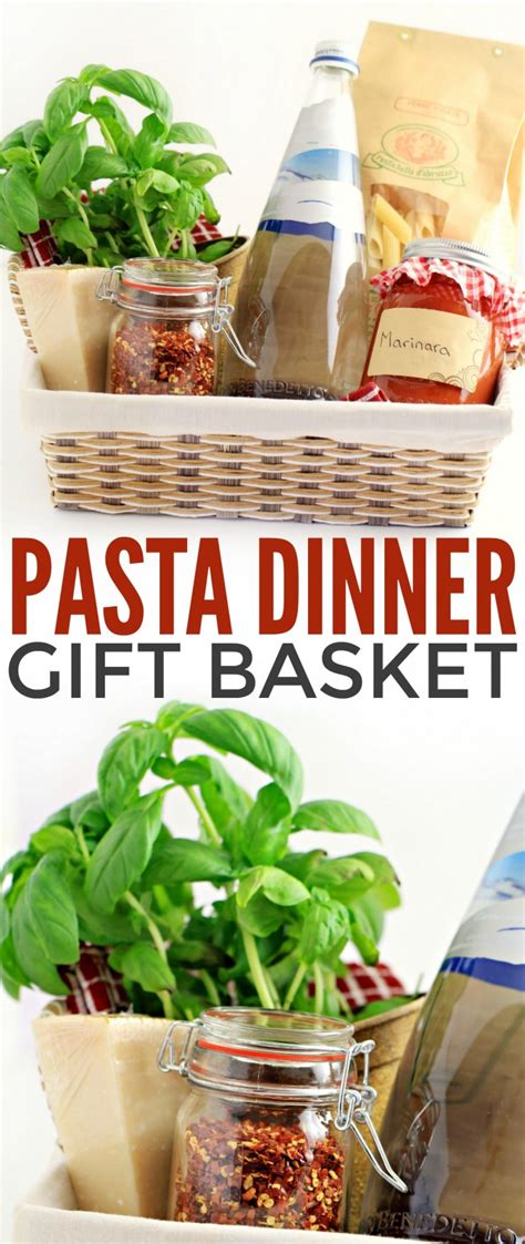 Choose a uniqueitalian food gift. Pasta Dinner Gift Basket (With images) | Dinner gift ...