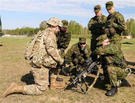 Us Lithuanian Soldiers Conduct Crew Serve Weapons Training Article