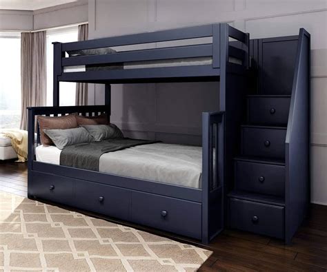 Jackpot Newcastle Twinfull Staircase Bunk Bed Wtrundle ⋆ Berkeley