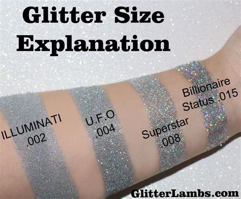 What Size Of Glitter Do I Need To Buy Glitter Lambs