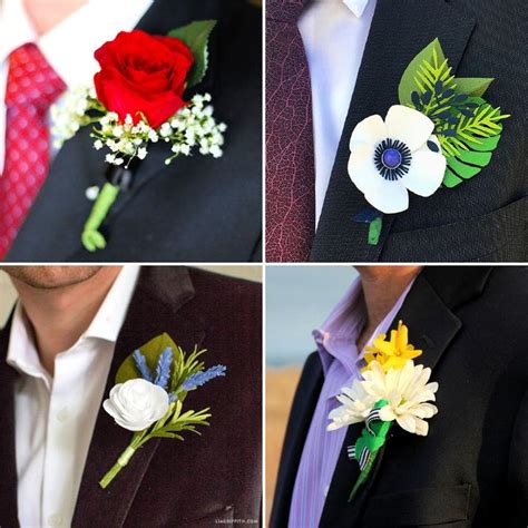 Make Your Own Boutonniere With Fake Flowers Best Flower Site