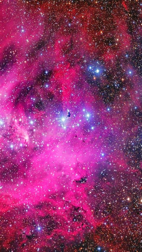 Pink Galaxy Iphone Wallpaper Purple Galaxy Wallpaper Wallpapersafari