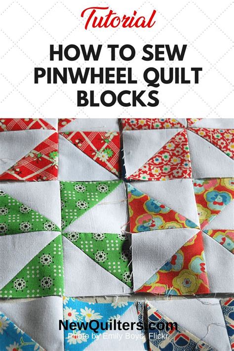 How To Sew Pinwheel Quilt Blocks Tutorial Pinwheel Quilt Pinwheel