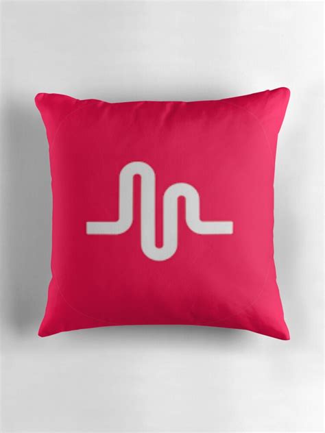 musical ly symbol music ly musically throw pillows by whatamidoing20 redbubble
