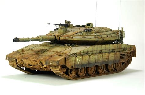 Merkava Mk4 135 Scale Model Model Tanks Tanks Military War Tank