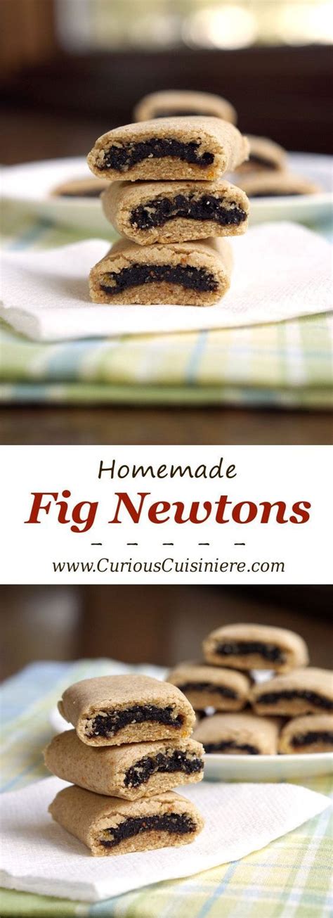 Homemade Fig Newton Recipe Curious Cuisiniere Recipe Homemade Fig