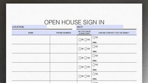 Sign In Sheet Template 12 Free Wrd Excel Pdf Documents Download
