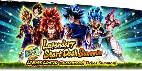 Legendary Start Dash Summon Ticket Summons Dragon Ball Legends