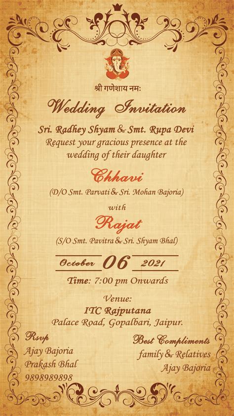 30 Royal Indian Wedding Invitation Cards Free Customization Percetakan Bandung Murah Dan