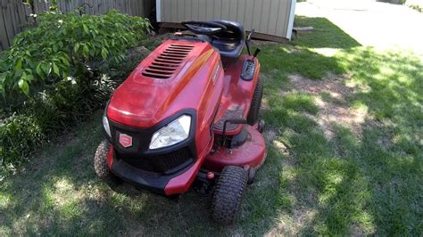 Craftsman 46 Inch Cut Riding Mower Review Youtube