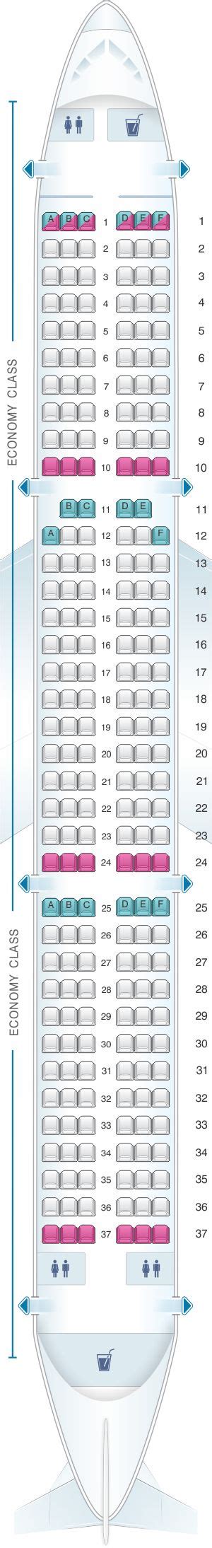 Seat Map Smartlynx Airlines Airbus A Pax Boeing Airbus Map