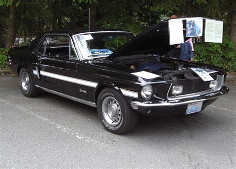 Raven Black 1968 Ford Mustang Gt California Special Hardtop