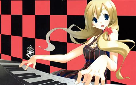 2048x1536 Resolution Female Anime Character Playing Piano Hd Wallpaper Wallpaper Flare