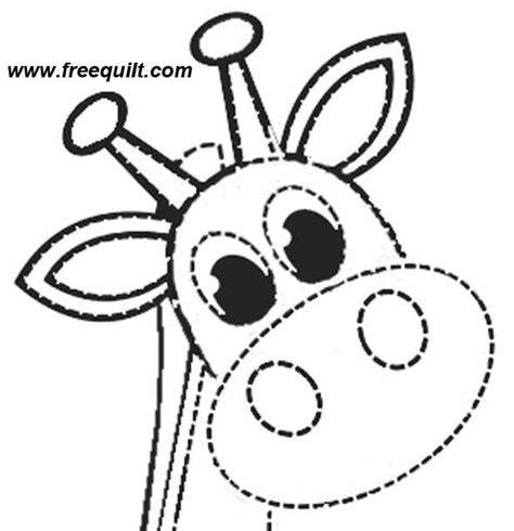 Giraffe Face Template Clipart Best