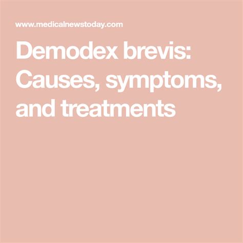 Demodex Brevis Causes Symptoms And Treatments Iliopsoas Bursitis