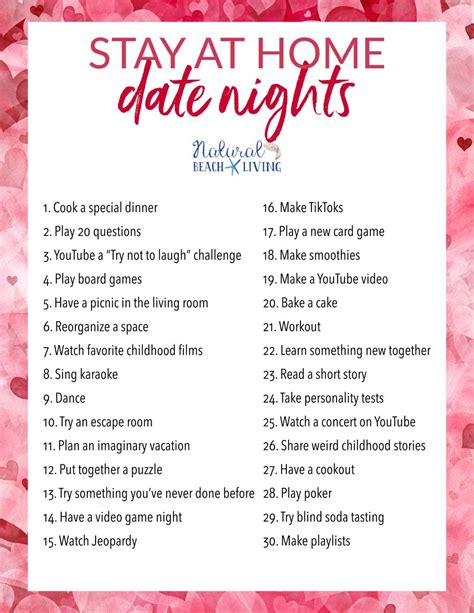 Best Date Night Ideas At Home