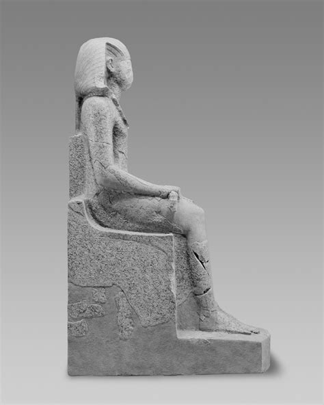 large seated statue of hatshepsut new kingdom the metropolitan museum of art