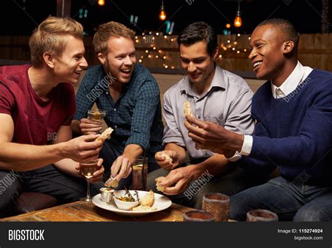 Group Male Friends Image And Photo Free Trial Bigstock