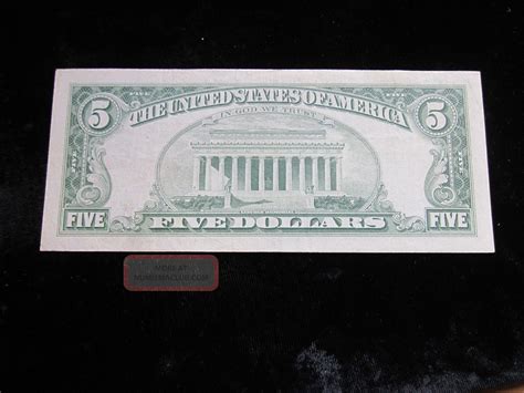 1963 5 United States Note Red Seal Extra Fine