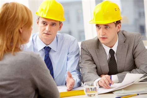 Two Architects Stock Image Image Of Partner Expertise 24308801