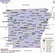 State Map of Arkansas | US states | Map of arkansas, State map y Map