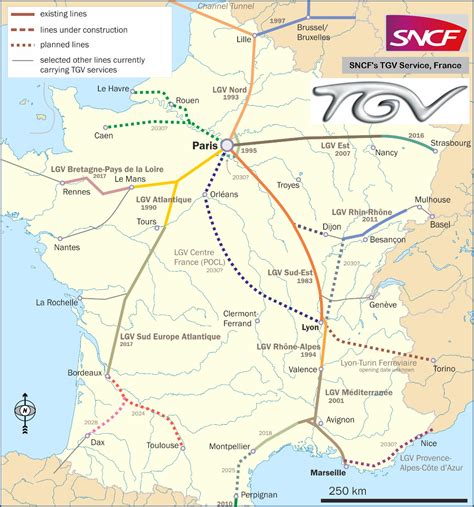 Sncf Tgv Map