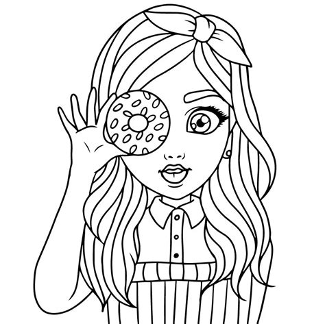 Girly Coloring Pages Free Printable Coloring Pages