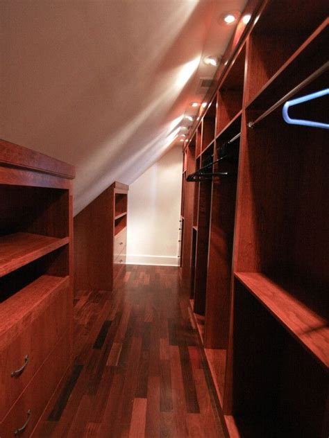 Another Narrow Long Walk In Closet Gained By Finishing An Attic Short